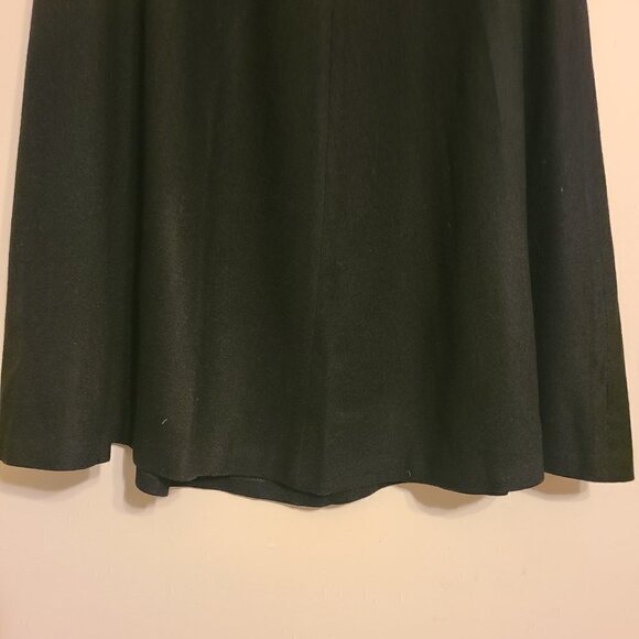 Summit of Boston | Women's Vintage Classic Black A-Line Wool Skirt (Size 18) - Picture 11 of 12